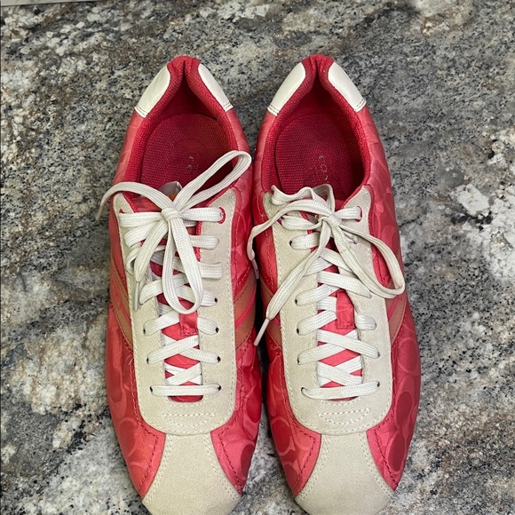 COACH Meredith Sneakers Womens 9.5 Pink Sneakers - Picture 5 of 12